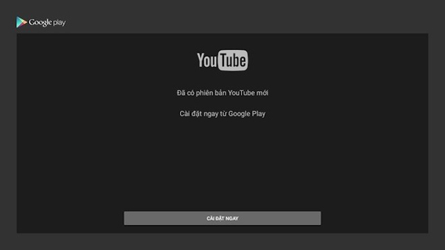 Google ngưng hỗ trợ YouTube TV 1.3.1