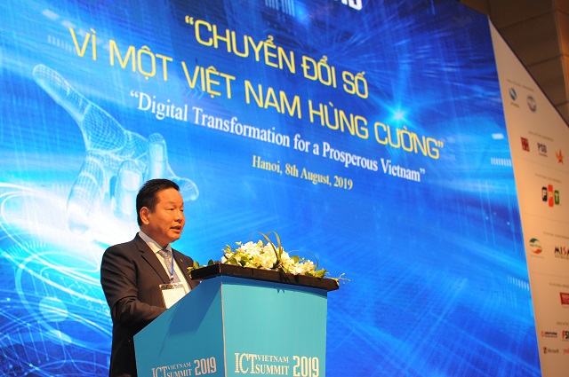 Ông Trương Gia Bình tại ICT Vietnam Summit 2019