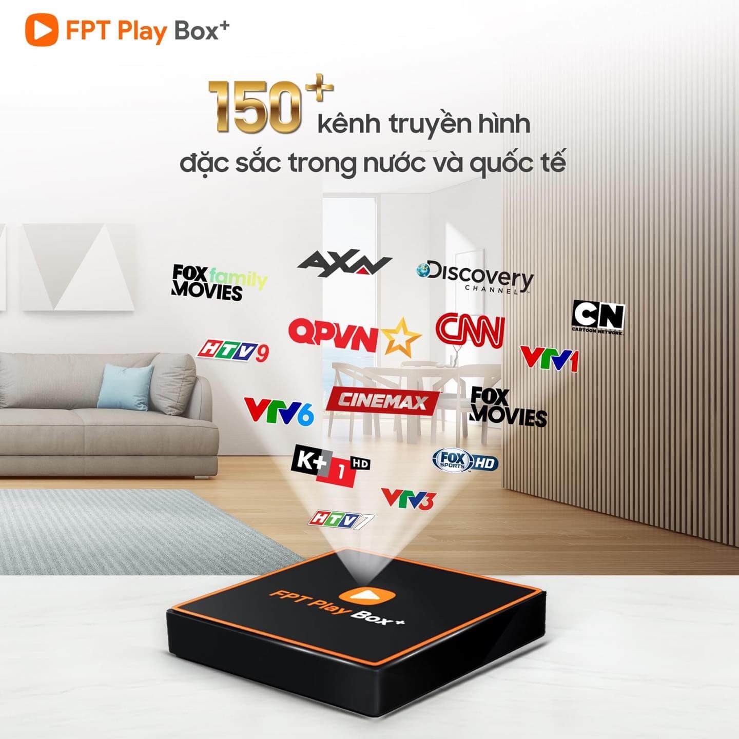 Kho nội dung hơn 150 kênh truyền hình đặc sắc trong nước và quốc tế trên FPT Play Box 
